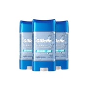 Gillette Antiperspirant and Deodorant for Men, Clear Gel Arctic Ice Scent Triple Pack, 3.8oz