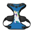 thumbnail image 5 of Lsque Cool Unicorn Star Golden Dog Harness, No-Pull Pet Harness with 2 Leash Clips, Adjustable Soft Padded Dog Vest with Easy Control Handle for Large Dogs-Small, 5 of 9