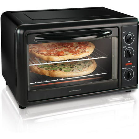 Hamilton Beach Black Countertop Oven with Convection & Rotisserie, Model# (Best Small Countertop Oven)