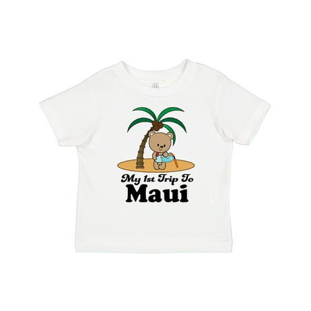 

Inktastic 1st Trip to Maui Hawaii Gift Toddler Boy or Toddler Girl T-Shirt