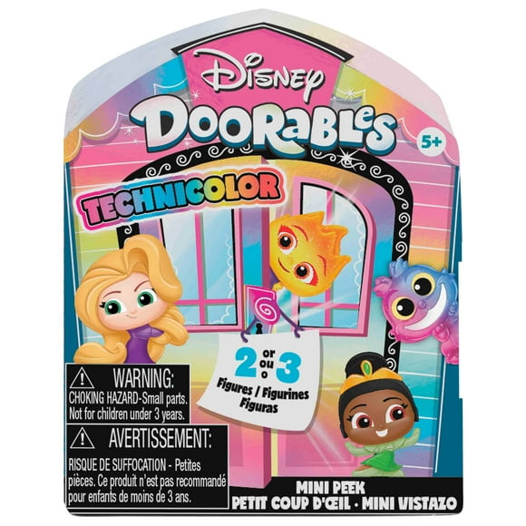 Disney Doorables Mini Peek Technicolor Takeover, Collectible Figures, Kids Toys for Ages 5 up