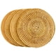 thumbnail image 1 of Soporte para ollas de ratán hecho a mano, almohadillas calientes antideslizantes, duraderas y resistentes al calor, decoración moderna ideal para el hogar, aislamiento de posavasos resistente al calor, 1 of 5