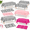 Cowgirl Pink-12, variant on Cowgirl Pink 12 Pack Disposable Rectangle Plastic Tablecloths 54 x 108 Inch
