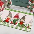 thumbnail image 1 of Alfombrilla de Papá Noel para el suelo, decorativa para las fiestas navideñas, para la entrada al hogar, resistente al desgaste, 1 of 6