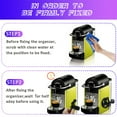 thumbnail image 2 of thinsony Cord Winder Management Holder Cable Organizer Universal Coffee Machine Wire Wrapper Organization for Kitchen Restaurant 2 Pcs Gray White, 2 of 8
