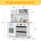 thumbnail image 4 of Cocina de Juguete para Niños con Luces y Sonidos | Incluye Accesorios | Madera MDF Segura | Color Blanco | +3 Años | Ideal para Regalo, 4 of 11