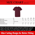 thumbnail image 2 of Gildan Heavy Cotton Pocket T-Shirt, Crewneck Short Sleeve Tee for Men, Workwear Shirts (Maroon, M), 2 of 5
