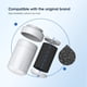 thumbnail image 4 of GLACIER FRESH Repuesto para filtros de agua para refrigeradores MWF, SmartWater MWFP, MWFA, GWF, HDX FMG-1, WFC1201, RWF1060, 197D6321P006, Kenmore 9991, paquete de 3, 4 of 5
