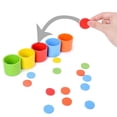 thumbnail image 3 of Taza Able de 50 Piezas, Bloques de Construcción, Rompecabezas sificación de , Niños, Bebés, Juguetes de Amiento Sensorial Montessori CUTICAT tazas montessori color match, 3 of 8