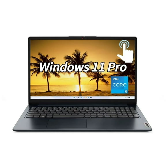 New Lenovo IdeaPad 1 15.6" FHD Touchscreen Laptop, Intel Core i5-1235U, 24GB RAM, 1TB SSD, Windows 11, Abyss Blue, 82QD00HMUS