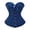 Navy, variant on FGVCTG Corset Tops For Women, Sweetheart Strapless Lace Up Bustier Ruffle Trim Gothic Halloween Shapewear Top Navy M