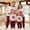 Style 6, variant on Matching Christmas Pajamas for Family Long Sleeve Tops Plaid Pants Set