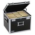 thumbnail image 6 of Portable File Box - 17.5 x 14 x 12.5 Inch Legal/Letter Size Storage Box with Dual-Combination Locking for Document Filing and Organization,Black, 6 of 6