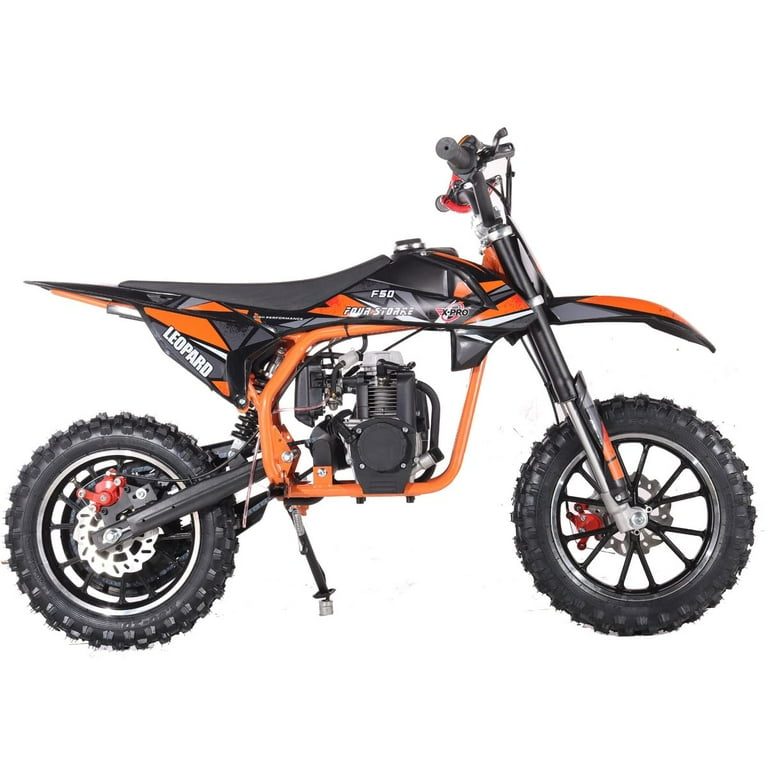 X-Pro, Gas Dirt Bike, 40 Mini Gas Power 4 Stroke, 10 inches Wheels