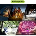 thumbnail image 7 of 4 Pack LED Camping Flashlight,1500 Lumens  Rechargeabl Hiking Lamp with Solar Panel Charging 8 Light Modes, 7500mAh Power Bank for Hurricane Emergency, Outdoor, 7 of 7