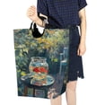 thumbnail image 4 of Yayeee Freestanding Laundry Hamper with Handle Collapsible Large Storage Basket for Clothes, Sunshine Goldfish, 4 of 7