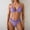 Purple, variant on ZZwxWA Womens Bathing Suits Sexy Two Piece Bikini Swimwear Push Up High Waisted Swimsuit Summer Clothes