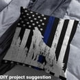 thumbnail image 4 of Erosebridal Wolf Fabric By The Yard American Flag Upholstery Fabric Wild Animal Decorative Fabric Stripes Stars Indoor Outdoor Fabric For Adult,Black White Waterproof Art Craft Patchwork 1 Yard, 4 of 6