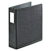 Cardinal SuperLife Easy Open Locking Slant-D Ring Binder, 3" Cap, 11 x 8 1/2, Black
