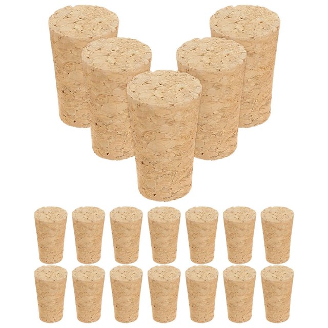 LEEYNEER 20 Pcs Bouchon de Bouteille de Vin Remplacement Bouchons de Bouteille de Vin Bouchons de Bouteille en Verre Bouchon de Bouteille Bouchon de Bouteille de Vin Rouge