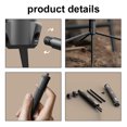 thumbnail image 3 of Light Lightweight Aluminum Alloy Light Holder Detachable Lamp Stand Outdoor Portable Easy To Build Lamp Holder with Tripod Multifunctional Lamp Camera Rack Camping Accessories, 3 of 7