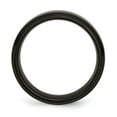 thumbnail image 2 of Chisel Titanium Brushed and Polished Black IP-plated 7mm Grooved Band, 2 of 7