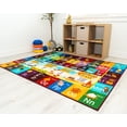 thumbnail image 3 of MOMOTOYS Learning Playmat, Alphabet, Numbers & Animals Playroom Kids Rug, 5 ft x 6.5 ft w/ Coloring Book, 3 of 6