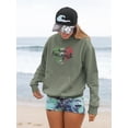 thumbnail image 2 of Buon Ferragosto Brush Paint Hoodie Women -Image by Shutterstock, Female 3X-Large, 2 of 4