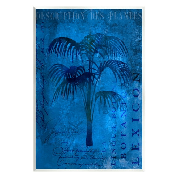 Stupell Tropical Palm Plant Collage Landscape Painting Wall Plaque Unframed Art Print Wall Art