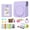 Purple, variant on 7-in-1 Instant Camera Accessories Set for Fujifilm Instax Mini 12, PU Camera Bag Photo Album Frames Stickers Selfie Mirror (White)