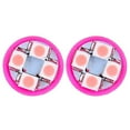 thumbnail image 4 of Scitoo 5Pcs Smoke Round-Shape 9069A Cab Running marker Light Lamp covers +5pcs 4-3528-SMD Purple/Pink led bulb fit GMC PICKUP Trucks, 4 of 4