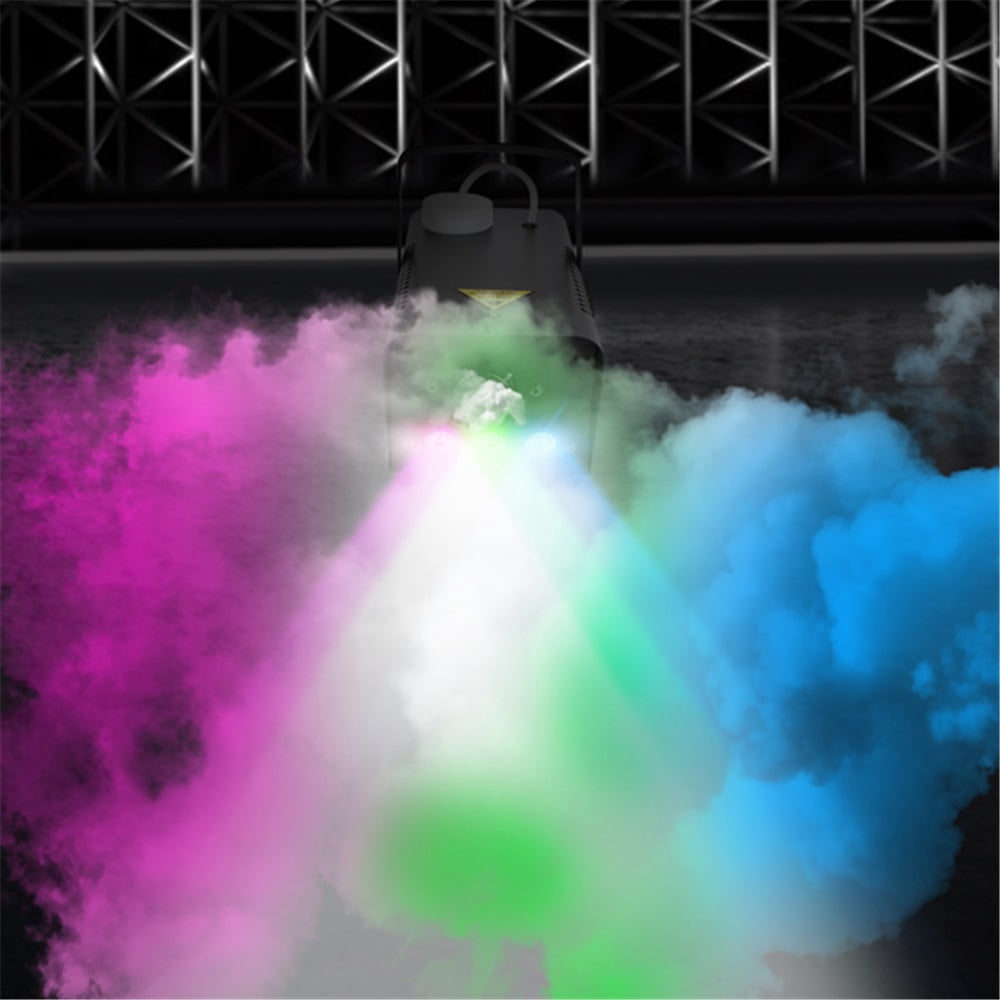 400W Fog Machine RGB LED Party Club DJ Fogger Rapid Heating Remote Control Wedding Stage Smoke Machine