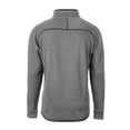 thumbnail image 3 of Men's Cutter & Buck Heather Gray Round Rock Express Mainsail Sweater-Knit Half-Zip Pullover Jacket, 3 of 3