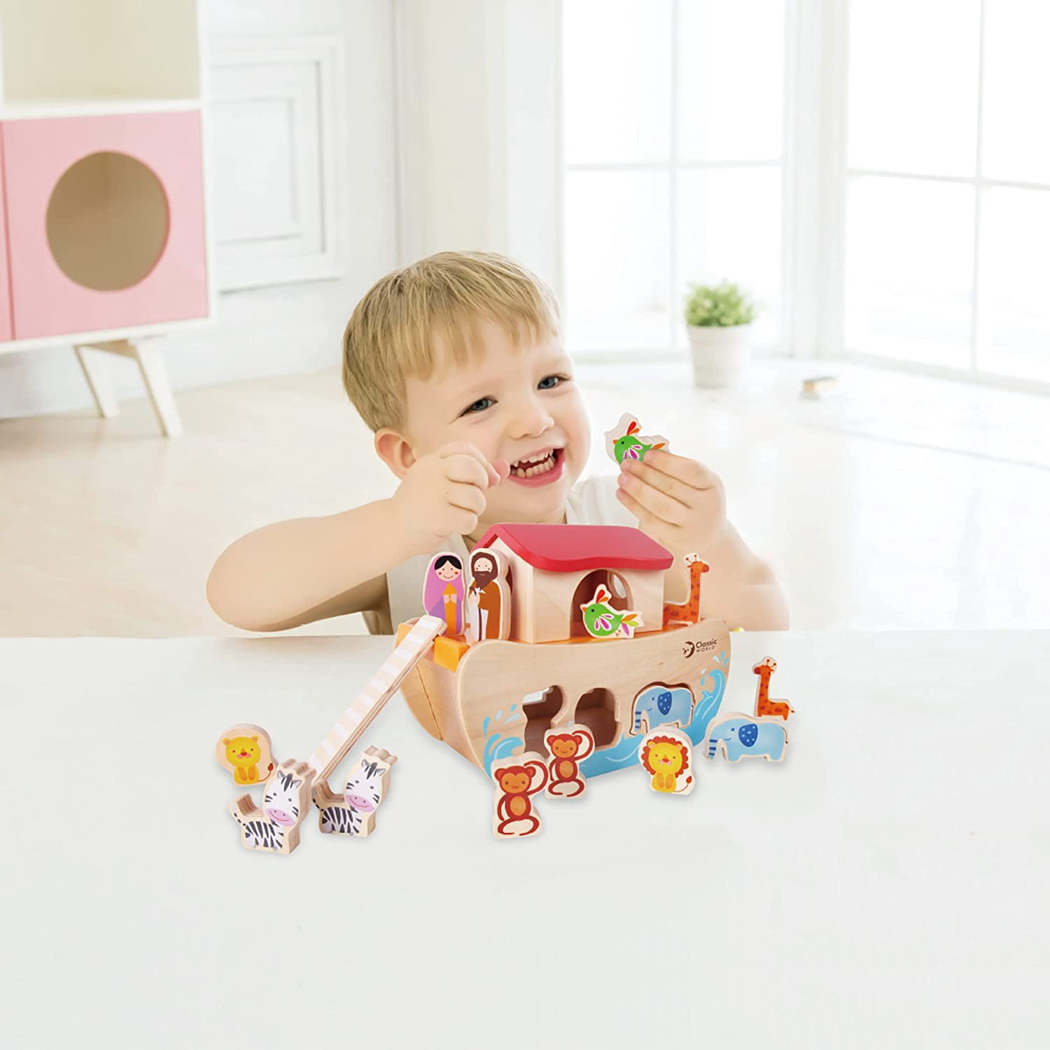 Classic World Wooden Noah's Ark