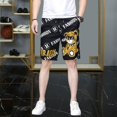 thumbnail image 3 of Pantalones cortos deportivos para hombre, elegantes, a granel, novedosos, sueltos, finos, de verano, para personalizar, ropa de calle con hielo, pantalones cortos para hombre, tallas XL y XXL, 3 of 5