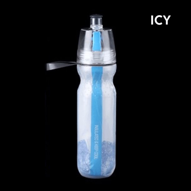 Valink 2 In 1 Cooling Spray Bottle Sport Water Bottle Portable Plastic Drinking Bottles Walmart Com Walmart Com