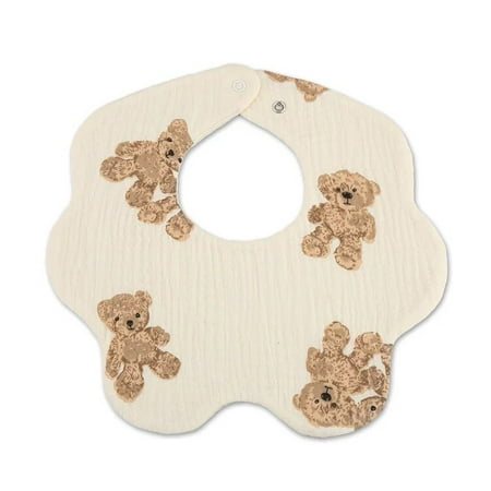Baby Bibs Cotton Boys and Girls Bib Cute Print Newborn Burp Cloths Waterproof Infants Mesh Bibs Baby Feeding Accessories MULTI