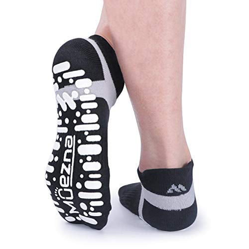 SOIMISS 4 Pairs Yoga Socks Anti Skid Grips Pilates Barre Socks Breathable Socks for Women Pilates Barre Yoga Dance Fitness Sock