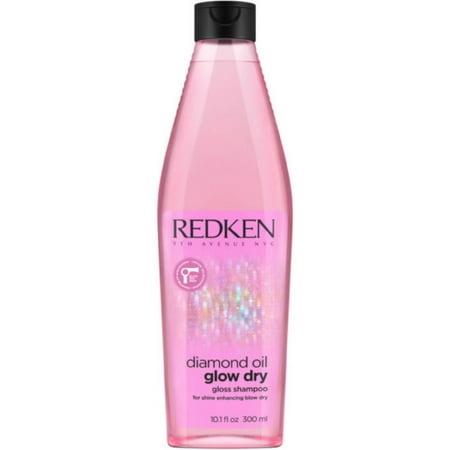 Redken Diamond Oil Glow Dry Gloss Shampoo 10.1 oz (Pack of 2)
