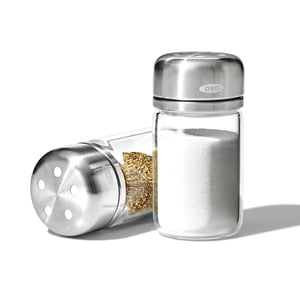 Image of OXO Good Grips Glass Adjustable Salt & Pepper Shaker Set