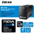 thumbnail image 4 of NO BREAK FORZA  BT-751 750VA 375W 8 CONTACTOS 120V 18 MIN, 4 of 4