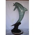 thumbnail image 5 of Nifao Jumping Dolphin23" x 33" x 60"H – Outdoor Bronze Fountain, Garden Water Feature, 23"L x 33"W x 60"H, 5 of 11