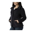 thumbnail image 5 of 32 Degrees Heat Women's Cozy Fleece Button Front Jacket (US, Alpha, Large, Regular, Regular, Navy), 5 of 6