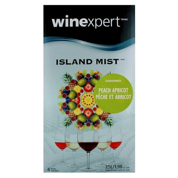 Peach Apricot Chardonnay Island Mist Wine Kit (7.5L)
