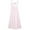 Pink, variant on Women's La Cera 1286G 100% Cotton Woven Sleeveless Long Nightgown (White S)