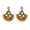 Teardrop Coffee, variant on Boho Handmade Small BeadsTeardrop Half Round Macrame Tassel Statement Earrings