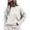 White, variant on Lindreshi Womens Sweaters Fall 2023 Women's Casual Round Neck Long Sleeved Knitted Pullover Round Neck Sweater