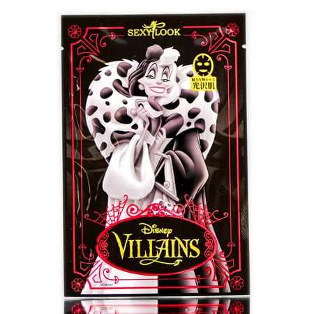 Sexy Look Disney Villains Cruella Black Mask - Option: 1 pc