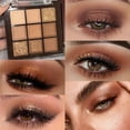 thumbnail image 2 of Paleta de sombras de ojos FLYEEO, marrón neutro, oro rosa, 9 colores, 2 of 7