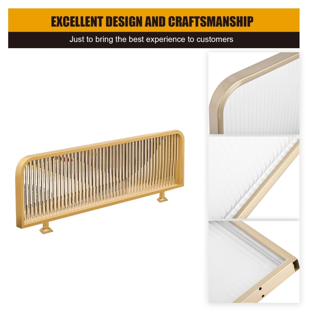 Restaurant Decorative Partitions, 39.4x11.8in Commercial Dining Area Dividers(B)